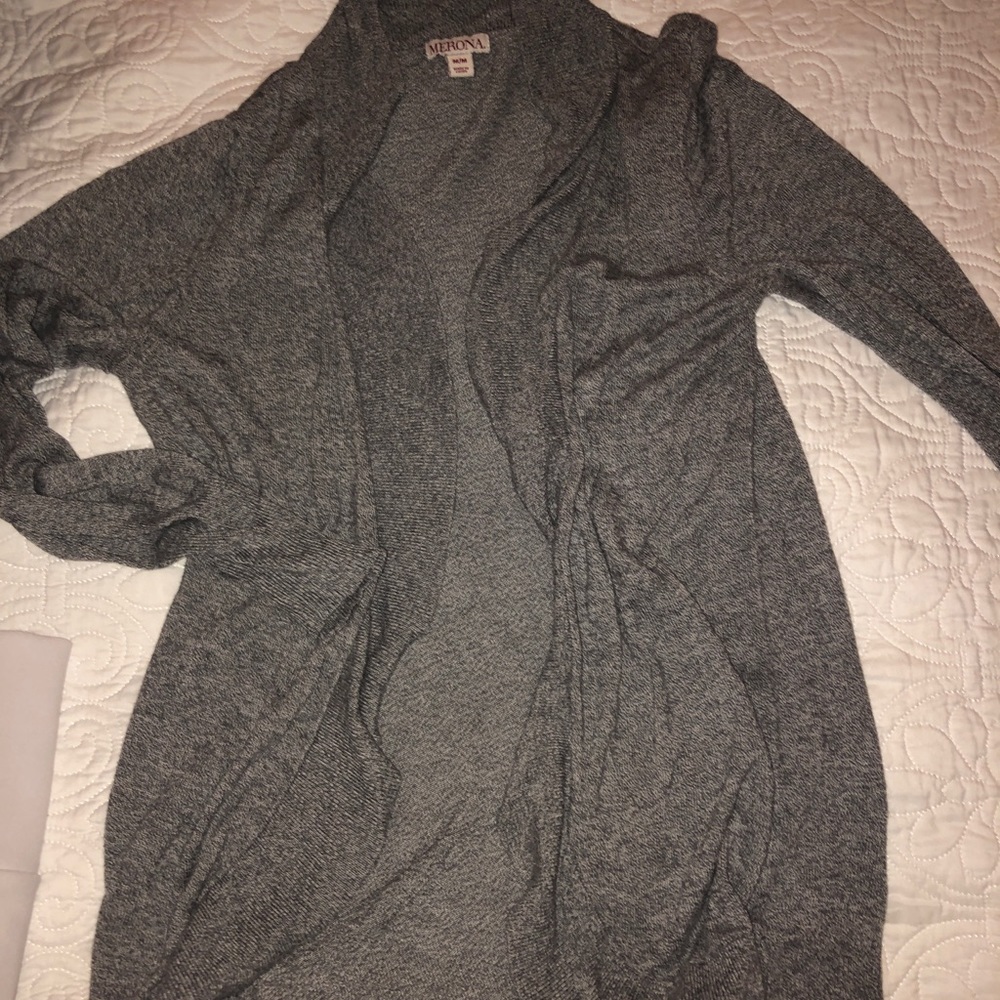 SOLD -  GREY MERONA CARDIGAN